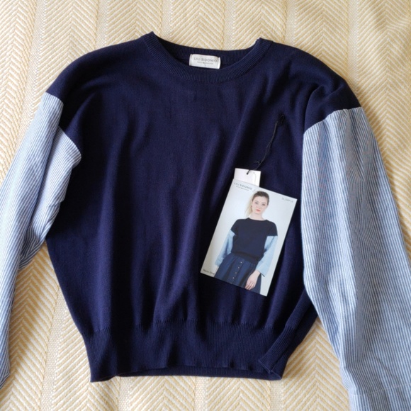 Molly Bracken Navy Sweater - Picture 2 of 4